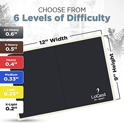 Logest Rebreakable Boards Martial Arts - Taekwondo Karate MMA Boards - Reusable Plastic Training Breaking Boards for Kids & Adults Available in 6 Levels of Difficulty Taekwondo Boards for Breaking - color: White - X-light