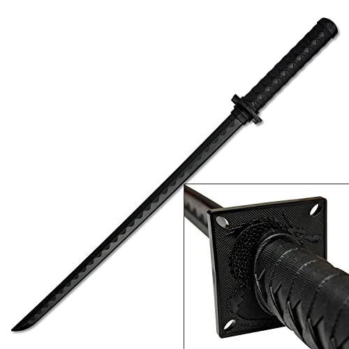 Master USA Training Sword, Black Polypropylene Samurai Style Handle-Sparring Practice Equipment - style: Japanese