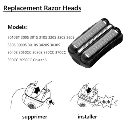 21B Replacement Foil and Cutter Compatible with Braun Series 3