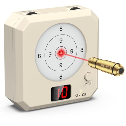 Three-Ring Target with 9mm Laser Training Cartridge Kit