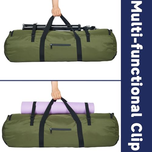 Arxus Duffle Bag 30L/50L/90L Long Travel Bag for Baseball Bat Tent Large - color: Green, size: 90L