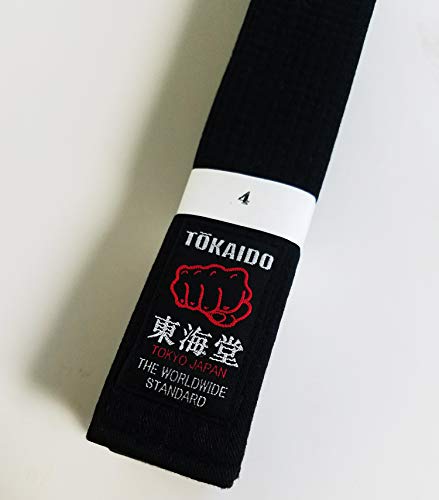 Tokaido Japanese Cotton Belt - BLBK (PRO) - 1.5" - size: #6/295cm - 116""