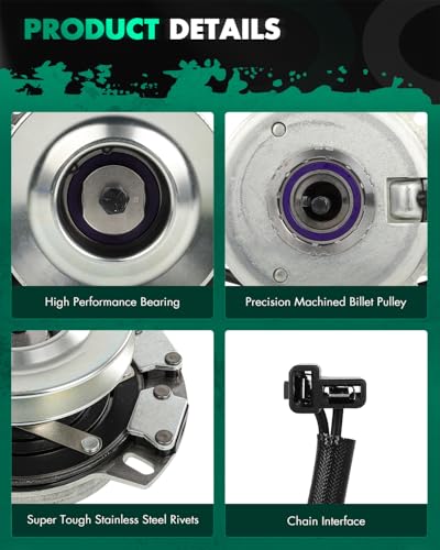 SCITOO Lawn PT0 Clutch Fits for MTD 050520 717-04183 |for Ogura GT1A-MT09 - style: 5219-99
