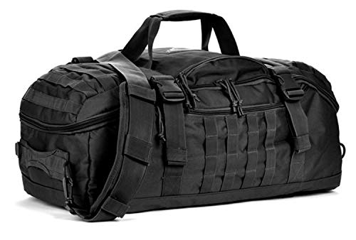 Gym Bag for Men Duffle Bags Backpack - 25/45L Travel Bag Sports Duffle Bag - color: Black, size: 45l