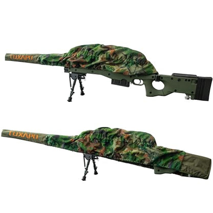 Fast Rifle Case Gun Cover for Hunting Range Shooting - 42.5" to 58" - color: New Camo