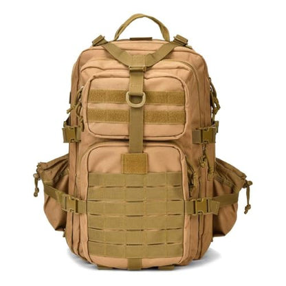 REEBOW GEAR Travel Tactical Backpack Outdoor 3 Day Rucksack Bag for Men - color: 09 Tan