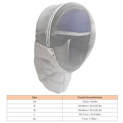 Srliya Fencing Mask, Coach Fencing Mask 350N, Universal Protector Kendo Fencing Fencing Helmet for Training Sports Supplies - size: Small
