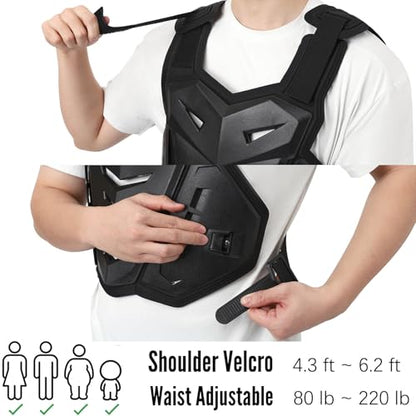 Lightweight Motorcycle Armor Protective Gear Chest and Back Protector