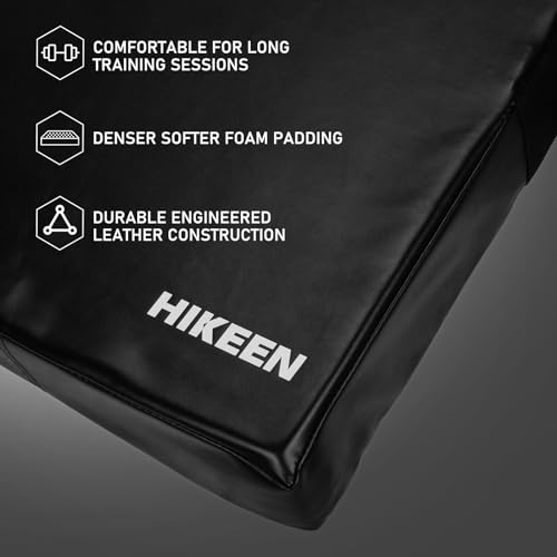 Hikeen Football Blocking Pad Training Equipment Denser Softer Foam Kick Pads for Football, Basketball, Hockey, Lacrosse Tackle Dummy - 24"x16" Kick Shield Pad with Handles (1PCS) - style: PRO-Grade 24"x16" Blocking Pad 1-Pack