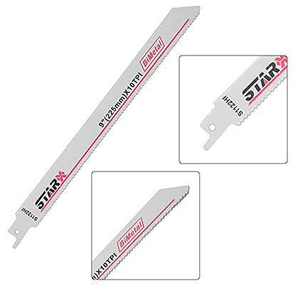 HCS Sabre Saw Blades S1122HF Metal Cutting reciprocating for Wood, Plastic, Aluminum, Sheet (5pcs/Set)