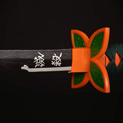 SV Anime Demon Sword Katana 41 Inch Decorative Collectible Gift Cosplay Sword,Various Styles Available - size: 41 in-Kochou Kanae White