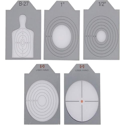 LaserPET™ II Electronic Target Shooting Training System w/ 9mm SureStrike™ Laser Cartridge | Reactive Dry Fire Trainer w/ Shot Timer for Accuracy & Skill Development - size: Red Visible Cartridge