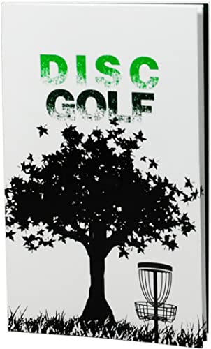 Disc Golf Scorekeeper Notebook, 110 Rounds for 6 Players, Perfect Bound