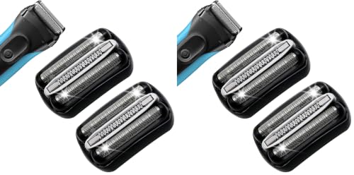 2Pack 32B Series 3 Electric Shaver Replacement Head Accessories Compatible with S3 Foil & Cutter Razor Heads, Accessories for S3 3040s 3010s 310s 3000s 3050cc 3080s 390cc Etc (Pack of 2) - size: 1 Count (Pack of 4)