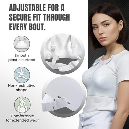 Fencing Chest Protector, Sports Chest Guard for Foil Epee Saber, Youth Child Adult, Men or Women Plastic Plastron - size: Small, style: Women