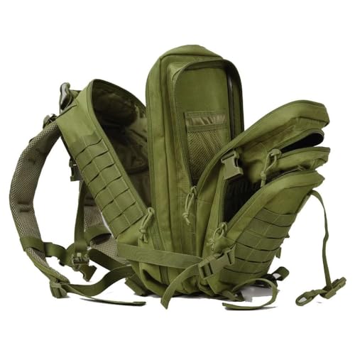 REEBOW GEAR 38L Tactical Backpack for Men 3 Day Military Bug Out Bag - color: Green