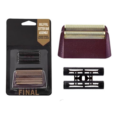Shave Replacement Heads Compatible with Wahl 7031-100/7043-100 Foil&Cutter - color: Shaver Red (1 Pack)