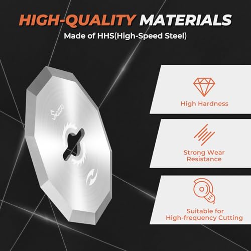 6PCS HHS Replacement Rotary Blades for Electric Scissors,Rotary Cutter Blades - size: 6PCS