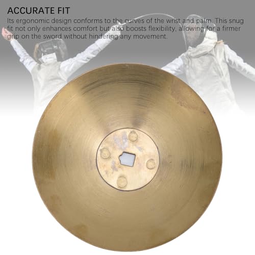 Fencing Hand Guard, Stainless Steel Foil Sword Guard with Ergonomic Design for Training and Competition