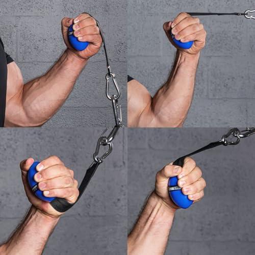 Wrist Ball Arm Wrestling Handle, Arm Wrestling Trainer for Forearm Wrist Grip Strength Workout, Armwrestling Training Equipment