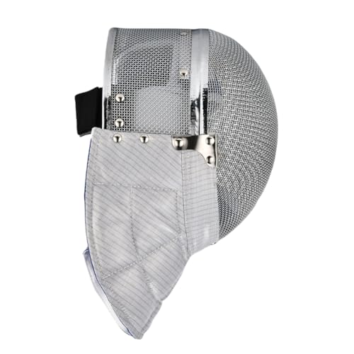 ASAki CE350N Fencing Saber Mask,with 350N Stab-Proof Fabric,Full Coverage Lining(Removable and Washable). - size: Large