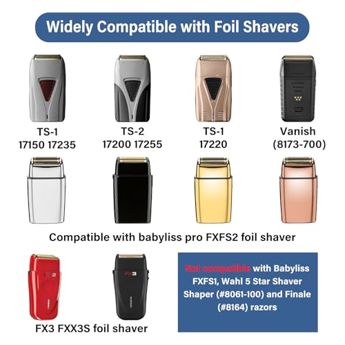 Foil Shaver Replacement Blades Compatible with Babyliss andis Foil Shaver
