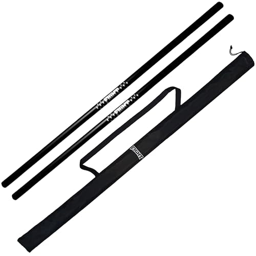 Foam Padded Practice Staff 4 Ft with Carry Bag, Bo Staff, Bo Staff for Martial Arts and Karate - color: Black