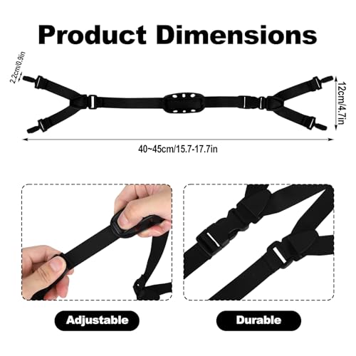 2pcs Universal Hard Hat Chin Straps, Adjustable Y-Shape Safety Helmet Strap