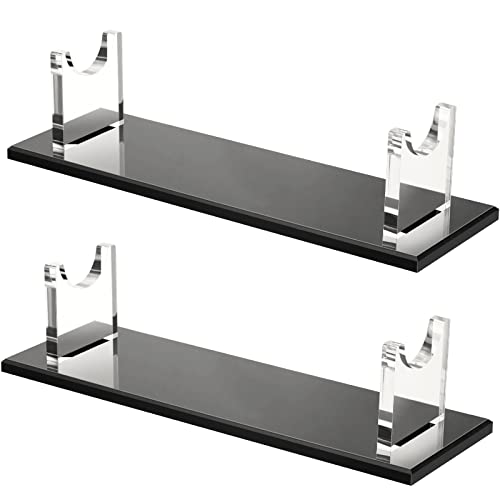 Yalikop 2 Pack Acrylic Sword Stand Desktop Sword Holder Display Rack