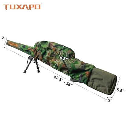 Fast Rifle Case Gun Cover for Hunting Range Shooting - 42.5" to 58" - color: New Camo