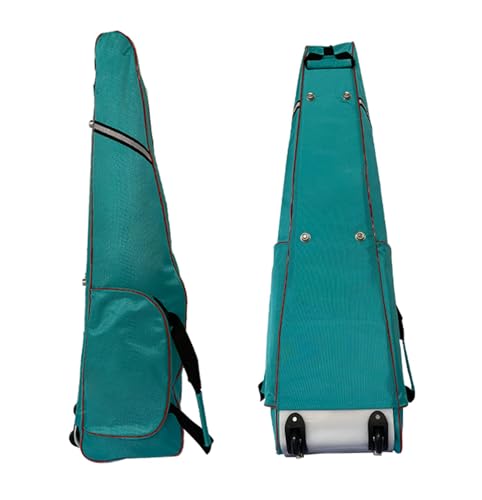 Fencing Suit Pull Rod Type Sword Bag with Wheels - Suitable for Foil/Epee/Saber Mask and Fencing Gear - color: Sky blue