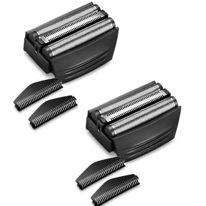 Shave Foil & Cutters Blade Compatible with Remington F4900 F5800 F7800 Head - color: 2 Pcs Black