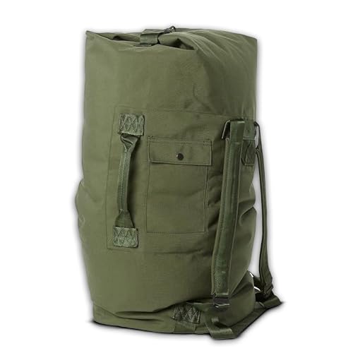 Military Style Tactical Duffle Bag, 70 Lb, Olive Drab