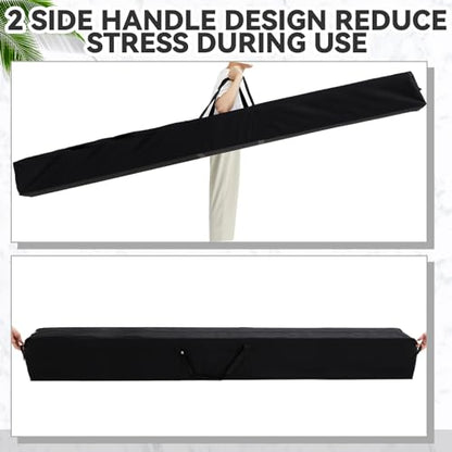 1 Pcs 96 x 8 x 8 Inch, 103 L Large Storage Duffle Bag Black - color: Black, size: 96 x 8 x 8 Inch, 103 L