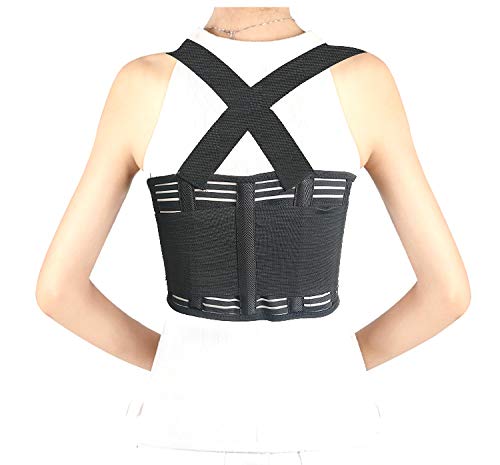 Solmyr Rib and Chest Support Brace, Broken Rib Brace, Breathable Rib Belt for Sore or Bruised Ribs Support, Sternum Injuries, Dislocated Ribs Protection, Pulled Muscle Pain(XL) - size: XL