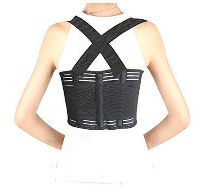 Solmyr Rib and Chest Support Brace, Broken Rib Brace, Breathable Rib Belt for Sore or Bruised Ribs Support, Sternum Injuries, Dislocated Ribs Protection, Pulled Muscle Pain(XL) - size: XL