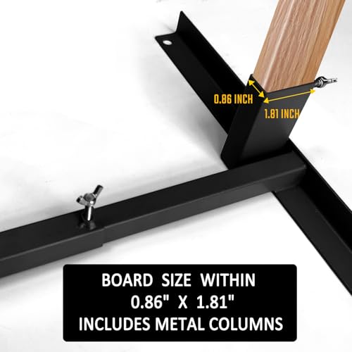 Atflbox Shooting Target Stand with 10pcs 17x25 Inch Sight in Paper Targets, Durable Paper Target Holder with Stable Adjustable Base for Cardboard Silhouette, H Shape, IPSC, IDPA Practice - style: 1 PACK-BK