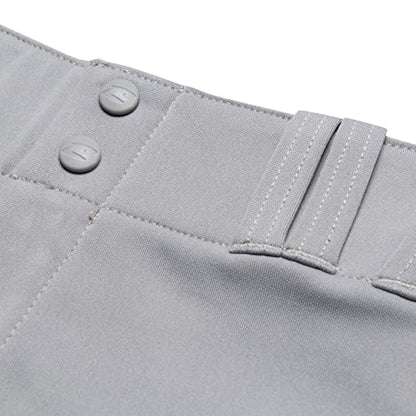 CHAMPRO Boy's Triple Crown Baseball Pant Knickers with Braid - color: Grey, Scarlet Pipe, size: Large
