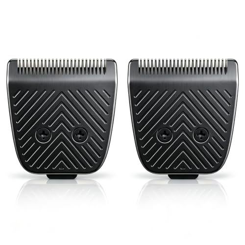 2 Pack Trimmer Replacement Blades compatible with Manscaped Lawn Mower 5.0 - color: 2 packs Black Blade