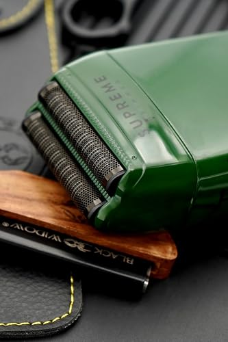 Supreme Trimmer Replacement Foil & Cutter for Crunch Shaver SB63 - color: Green Foil & Cutters