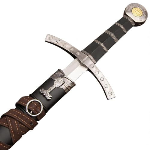 Middle Ages Medieval Crusader Short Broadsword (Jerusalem Rose)