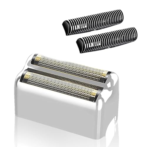 1 Pack Professional Replacement Foil and Cutters for BaBylissPRO Barberology Double Foil Shaver, Compatible with BaBylissPRO Barberology FXFS2 Shaver，Silver - color: Silver