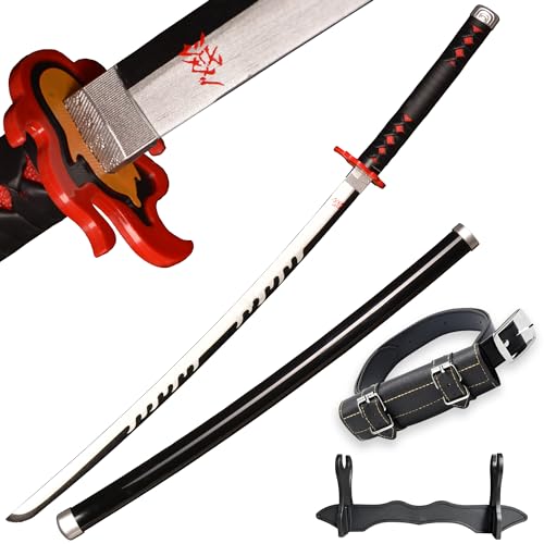 SV Anime Demon Sword Katana 41 Inch Decorative Collectible Gift Cosplay Sword,Various Styles Available - size: 41 in-Tanjirou-Vulcan