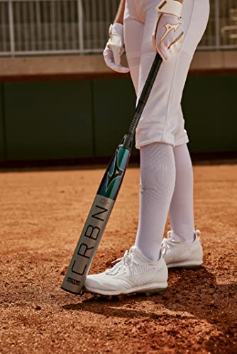 Mizuno Finch Softball Padded Batting Gloves | Pair | Adult and Youth | Nonslip Palm | Padded ShockPalm | FlexMesh Back | QuikAdjust Wrist Tab - color: White/Gold, size: Small, style: Finch Youth Softball Padded Batting Glove