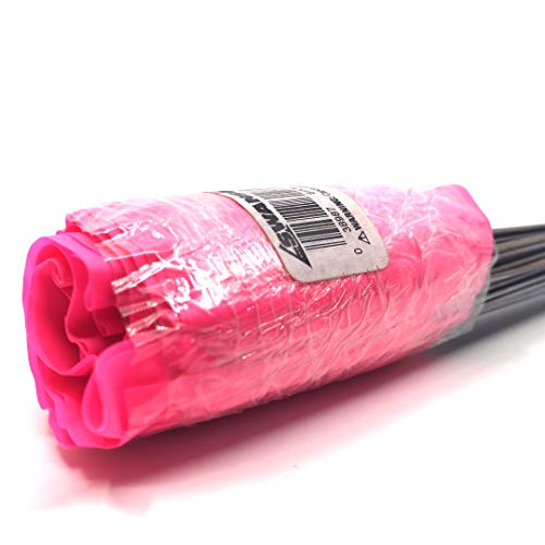 Swanson FPG15100 2-Inch by 3-Inch Marking Flags with 15-Inch Wire Staffs, Pink 100-Pack - color: Pink, size: 100 Pack