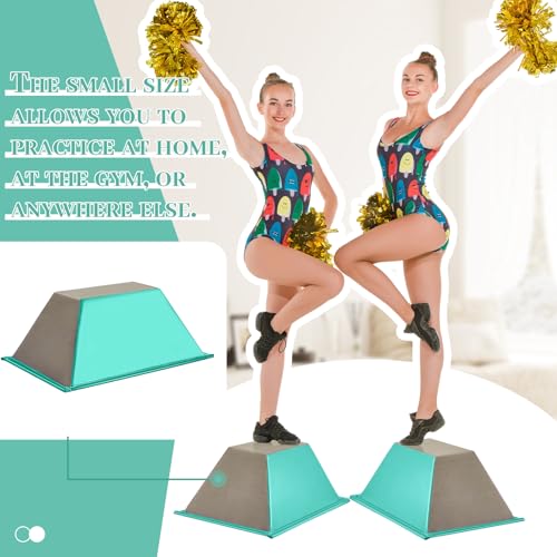 Poen Cheer Flyer Balance Stand Trainer Cheerleading Stunt Wedge - color: Green