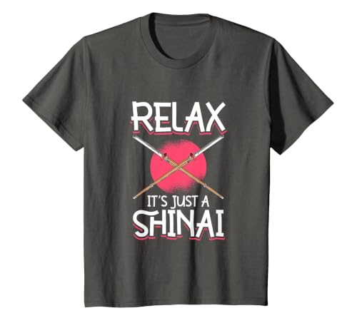 Just a shinai - Bamboo Sword - Kendo T-Shirt - color: Asphalt Grey, size: Medium