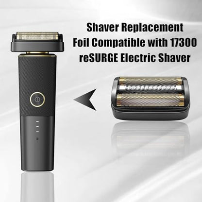 Replacement Foil & Cutter for Andis reSURGE Shaver 17300,Black - color: Black/2Pack