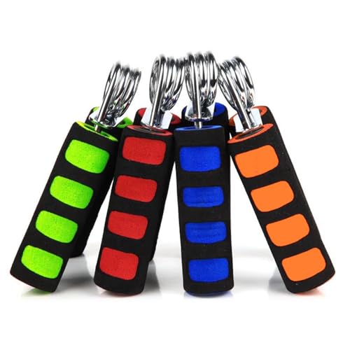 Foam Hand Grip Exerciser (Blue) - Stress Relief & Finger Strength Trainer