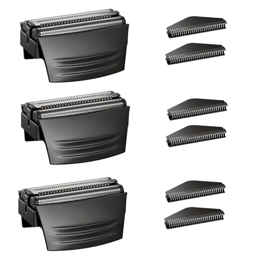 Shaver Replacment Heads,Shaver Replacment Foil Compatible with Remington - color: black-3